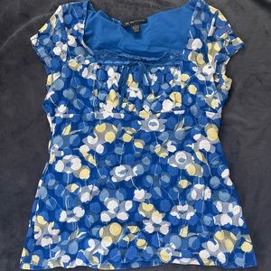 Inc International Concepts L blue top